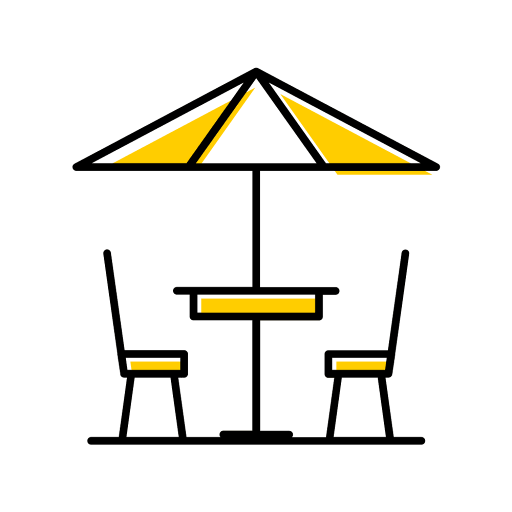 picnic table icon