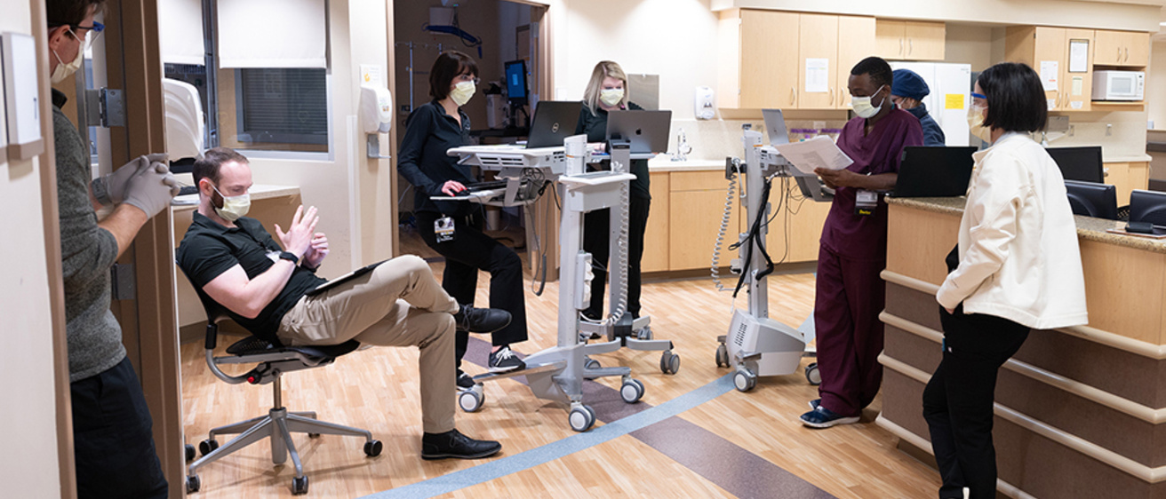 Fellow physicians on a heart failure ward